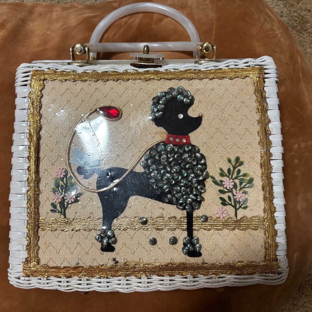 Poodle Woven Bag